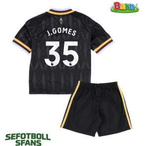 Aston Villa Joao Gomes #35 Bortaställ Barn 2026-27 Kortärmad (+ Korta byxor)